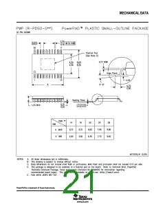 浏览型号TPS61199的Datasheet PDF文件第21页