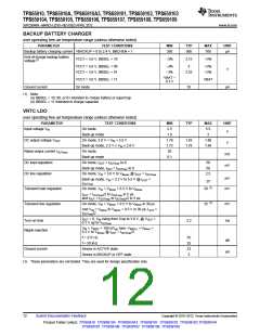 浏览型号TPS65910A3的Datasheet PDF文件第12页