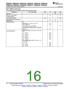 浏览型号TPS65910A3的Datasheet PDF文件第16页