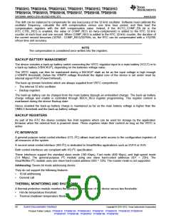 浏览型号TPS65910A3的Datasheet PDF文件第50页