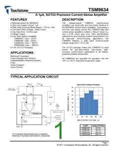 浏览型号TSM9634T的Datasheet PDF文件第1页