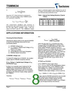 浏览型号TSM9634T的Datasheet PDF文件第8页