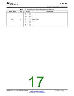 浏览型号TUSB1310AZAY的Datasheet PDF文件第17页
