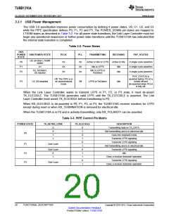 浏览型号TUSB1310AZAY的Datasheet PDF文件第20页