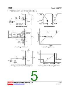 浏览型号4N65L-TF3-T的Datasheet PDF文件第5页
