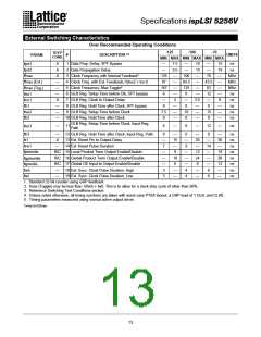 浏览型号5256V的Datasheet PDF文件第13页