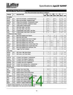 浏览型号5256V的Datasheet PDF文件第14页