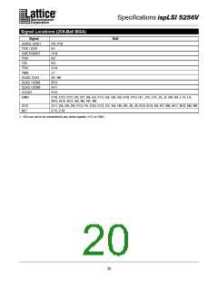浏览型号5256V的Datasheet PDF文件第20页