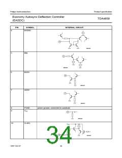 浏览型号TDA4858的Datasheet PDF文件第34页