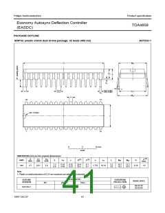 浏览型号TDA4858的Datasheet PDF文件第41页