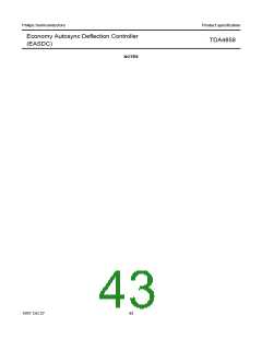 浏览型号TDA4858的Datasheet PDF文件第43页