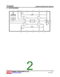 浏览型号TEA2025L-D16-T的Datasheet PDF文件第2页