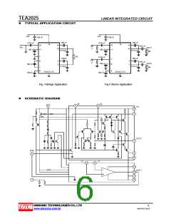 浏览型号TEA2025L-D16-T的Datasheet PDF文件第6页