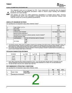 浏览型号THS4631的Datasheet PDF文件第2页