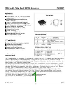 浏览型号TJ1509AD-ADJ的Datasheet PDF文件第1页