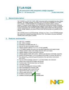 浏览型号TJA1028的Datasheet PDF文件第1页