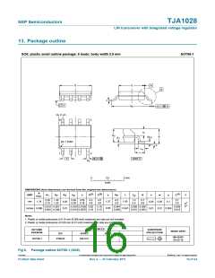 浏览型号TJA1028的Datasheet PDF文件第16页