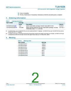 浏览型号TJA1028的Datasheet PDF文件第2页