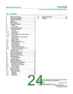 浏览型号TJA1028的Datasheet PDF文件第24页