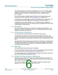 浏览型号TJA1028的Datasheet PDF文件第6页