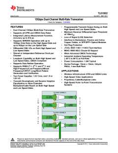 浏览型号TLK10002的Datasheet PDF文件第1页