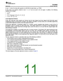 浏览型号TLK10002的Datasheet PDF文件第11页
