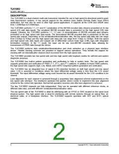 浏览型号TLK10002的Datasheet PDF文件第2页