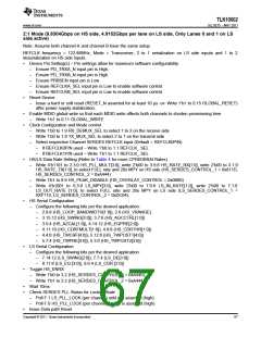 浏览型号TLK10002的Datasheet PDF文件第67页