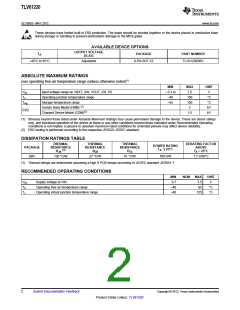 浏览型号TLV61220的Datasheet PDF文件第2页