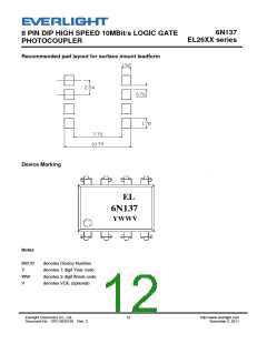 浏览型号6N137的Datasheet PDF文件第12页