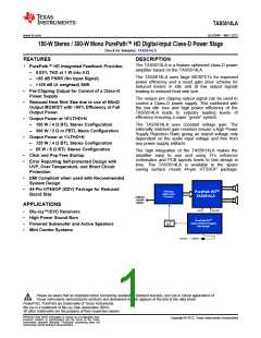 浏览型号TAS5614LA的Datasheet PDF文件第1页