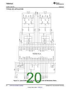 浏览型号TAS5614LA的Datasheet PDF文件第20页
