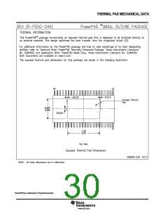 浏览型号TAS5614LA的Datasheet PDF文件第30页