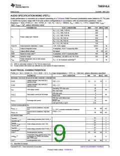 浏览型号TAS5614LA的Datasheet PDF文件第9页