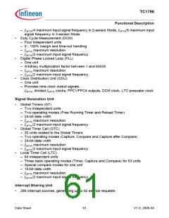 浏览型号TC1796的Datasheet PDF文件第61页