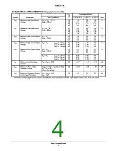 浏览型号74HC574的Datasheet PDF文件第4页