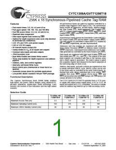 浏览型号7C1359A-150的Datasheet PDF文件第1页