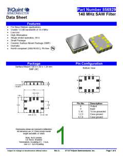 浏览型号856929的Datasheet PDF文件第1页