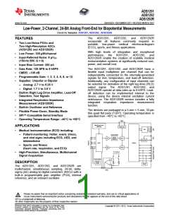 浏览型号ADS1292的Datasheet PDF文件第1页