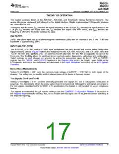浏览型号ADS1292的Datasheet PDF文件第17页