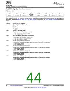 浏览型号ADS1292的Datasheet PDF文件第44页