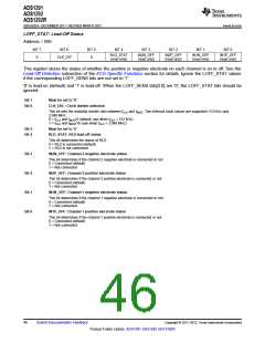 浏览型号ADS1292的Datasheet PDF文件第46页