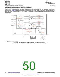 浏览型号ADS1292的Datasheet PDF文件第50页