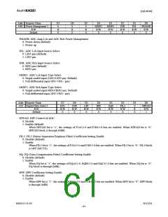 浏览型号AK4646_11的Datasheet PDF文件第61页