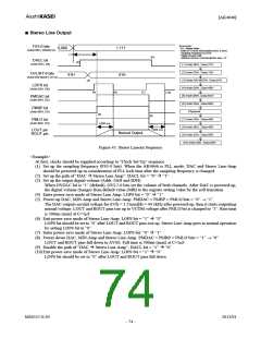 浏览型号AK4646_11的Datasheet PDF文件第74页