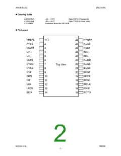 浏览型号AK5385B的Datasheet PDF文件第2页