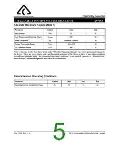 浏览型号AS7805DTRE1的Datasheet PDF文件第5页