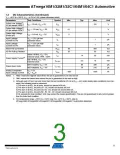 浏览型号ATMEGA16M1AUTO的Datasheet PDF文件第3页