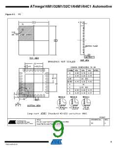 浏览型号ATMEGA16M1AUTO的Datasheet PDF文件第9页