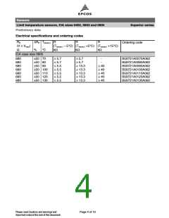 浏览型号B59721A0070A062的Datasheet PDF文件第4页
